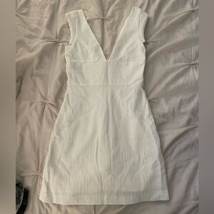 Zara Plunge Neck Mini Dress Size XS
